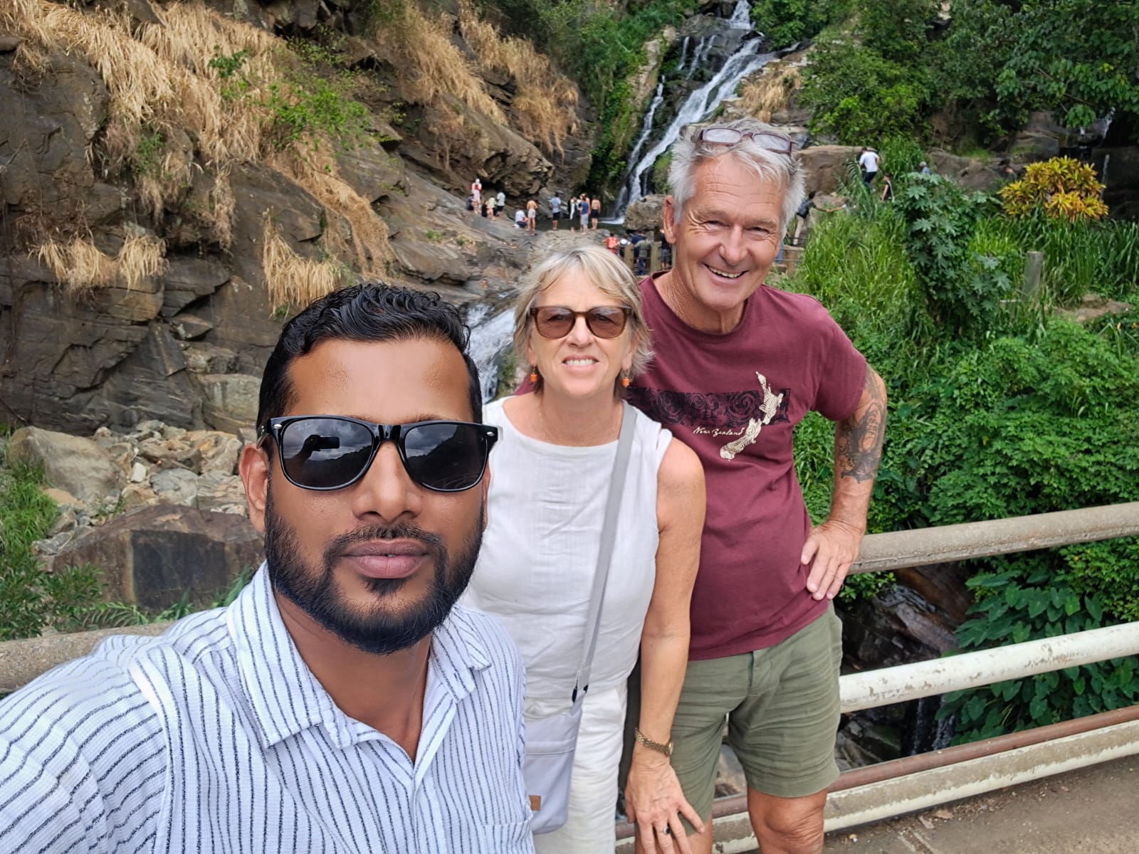 Ravana Falls stop, Sri Lanka