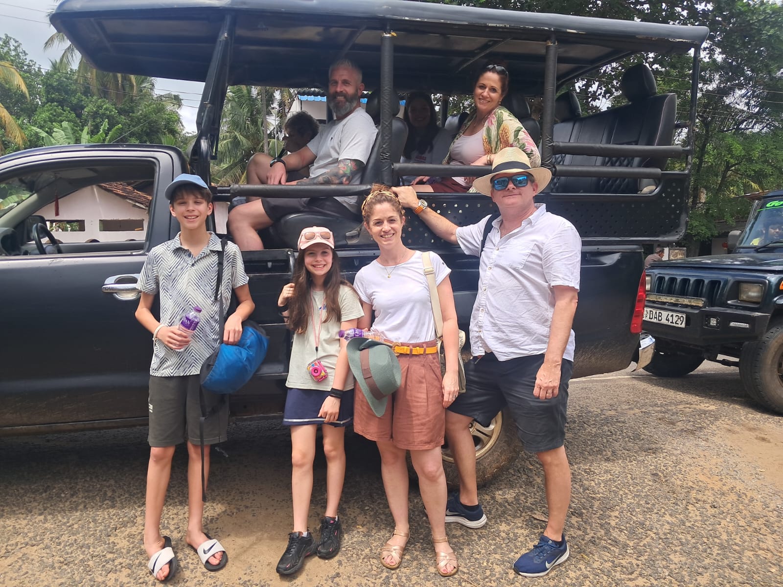 Safari morning with the family, Sri Lanka
